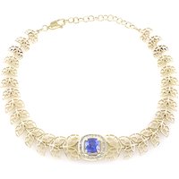 AAA-Tansanit-Goldarmband (Ornaments by de Melo) AAA-Tansanit-Goldarmband (Ornaments by de Melo)