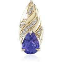 AAA-Tansanit-Goldanhänger (de Melo) AAA-Tansanit-Goldanhänger (de Melo)