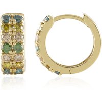 SI2 Brillant-Goldohrringe SI2 Brillant-Goldohrringe