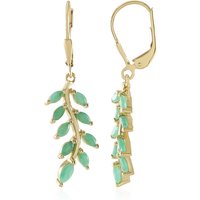 Socoto-Smaragd-Silberohrringe Socoto-Smaragd-Silberohrringe