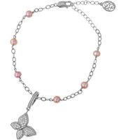 Süßwasserzuchtperlen-Silberarmband (Dallas Prince Designs) Süßwasserzuchtperlen-Silberarmband (Dallas Prince Designs)
