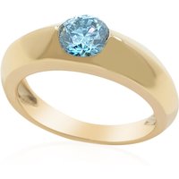 Blauer VVS2 Brillant-Goldring (de Melo) Blauer VVS2 Brillant-Goldring (de Melo)