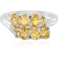 Citrin-Silberring Citrin-Silberring