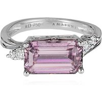 Pinkfarbener Diaspor-Goldring (AMAYANI) Pinkfarbener Diaspor-Goldring (AMAYANI)