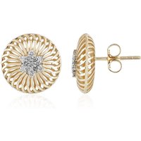 I2 (I) Diamant-Goldohrringe (Ornaments by de Melo) I2 (I) Diamant-Goldohrringe (Ornaments by de Melo)