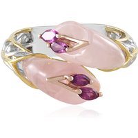 Rosenquarz-Silberring (Gems en Vogue) Rosenquarz-Silberring (Gems en Vogue)