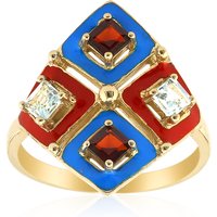 Edelstein-Silberring Edelstein-Silberring