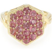 Nicht erhitzter Padparadscha-Saphir-Goldring (AMAYANI) Nicht erhitzter Padparadscha-Saphir-Goldring (AMAYANI)