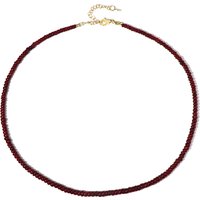 Rubin-Silberhalskette Rubin-Silberhalskette