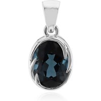 Londonblauer Topas-Silberanhänger (Pallanova) Londonblauer Topas-Silberanhänger (Pallanova)