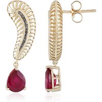 Madagaskar-Rubin-Goldohrringe (Ornaments by de Melo) Madagaskar-Rubin-Goldohrringe (Ornaments by de Melo)