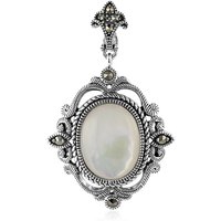 Perlmutt-Silberanhänger (Annette classic) Perlmutt-Silberanhänger (Annette classic)