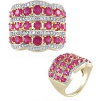 Madagaskar-Rubin-Silberring Madagaskar-Rubin-Silberring