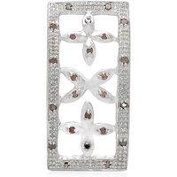 Fancy-Diamant-Silberanhänger Fancy-Diamant-Silberanhänger