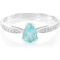 Grüner Fluorapatit-Silberring Grüner Fluorapatit-Silberring