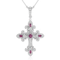 Rhodolith-Silberhalskette (Dallas Prince Designs) Rhodolith-Silberhalskette (Dallas Prince Designs)