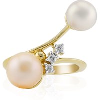 Perlen-Silberring (TPC) Perlen-Silberring (TPC)