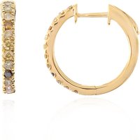 SI2 Fancy-Brillant-Goldohrringe (CIRARI) SI2 Fancy-Brillant-Goldohrringe (CIRARI)