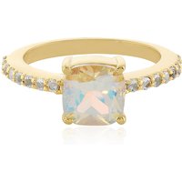 Regenbogen-Topas-Silberring Regenbogen-Topas-Silberring