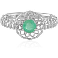 Sambia-Smaragd-Platinring (Ornaments by de Melo) Sambia-Smaragd-Platinring (Ornaments by de Melo)