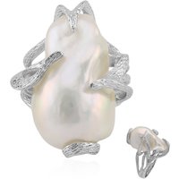 Süßwasserzuchtperlen-Silberring (TPC) Süßwasserzuchtperlen-Silberring (TPC)