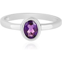 Sibirischer Amethyst-Silberring Sibirischer Amethyst-Silberring