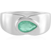 Russischer Smaragd-Silberring Russischer Smaragd-Silberring
