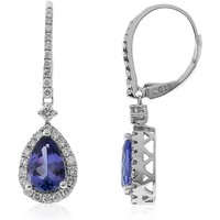 AAA-Tansanit-Goldohrringe (CIRARI) AAA-Tansanit-Goldohrringe (CIRARI)