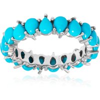 Sleeping Beauty-Türkis-Silberring Sleeping Beauty-Türkis-Silberring