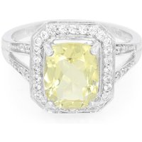 Limonen-Citrin-Silberring Limonen-Citrin-Silberring