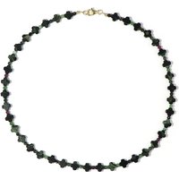 Rubin-Zoisit-Silberhalskette Rubin-Zoisit-Silberhalskette