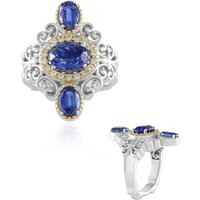 Nepalesischer Kyanit-Silberring (Dallas Prince Designs) Nepalesischer Kyanit-Silberring (Dallas Prince Designs)
