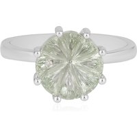 Grüner Amethyst-Silberring (MONOSONO COLLECTION) Grüner Amethyst-Silberring (MONOSONO COLLECTION)