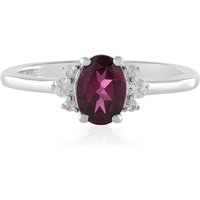 Magenta-Granat-Silberring Magenta-Granat-Silberring