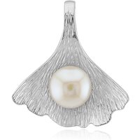 Weiße Süßwasserzuchtperlen-Silberanhänger (Michelle Albala) Weiße Süßwasserzuchtperlen-Silberanhänger (Michelle Albala)