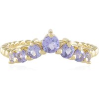 Tansanit-Silberring Tansanit-Silberring