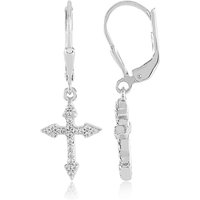 Zirkon-Silberohrringe Zirkon-Silberohrringe