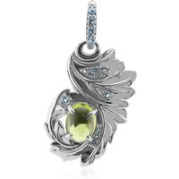 Jilin-Peridot-Silberanhänger (Remy Rotenier) Jilin-Peridot-Silberanhänger (Remy Rotenier)