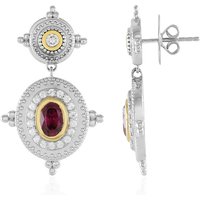 Malawi-Granat-Silberohrringe (Dallas Prince Designs) Malawi-Granat-Silberohrringe (Dallas Prince Designs)