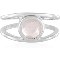 Rosenquarz-Silberring Rosenquarz-Silberring