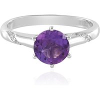 Sibirischer Amethyst-Silberring Sibirischer Amethyst-Silberring