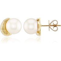 Weiße Südseeperlen-Goldohrringe (Michelle Albala) Weiße Südseeperlen-Goldohrringe (Michelle Albala)