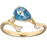 Londonblauer Topas-Goldring (Smithsonian) Londonblauer Topas-Goldring (Smithsonian)