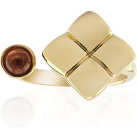 Mosambik-Granat-Silberring Mosambik-Granat-Silberring