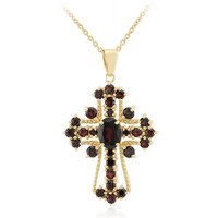 Granat-Silberhalskette Granat-Silberhalskette