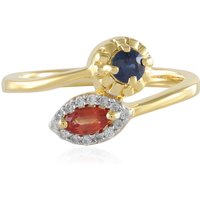 Saphir-Silberring Saphir-Silberring