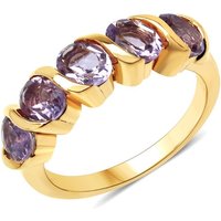 Lavendel-Amethyst-Silberring Lavendel-Amethyst-Silberring