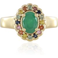 Socoto-Smaragd-Silberring Socoto-Smaragd-Silberring