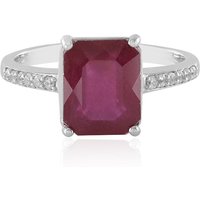 Madagaskar-Rubin-Silberring Madagaskar-Rubin-Silberring