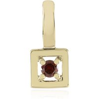 Roter I2 Brillant-Goldanhänger Roter I2 Brillant-Goldanhänger